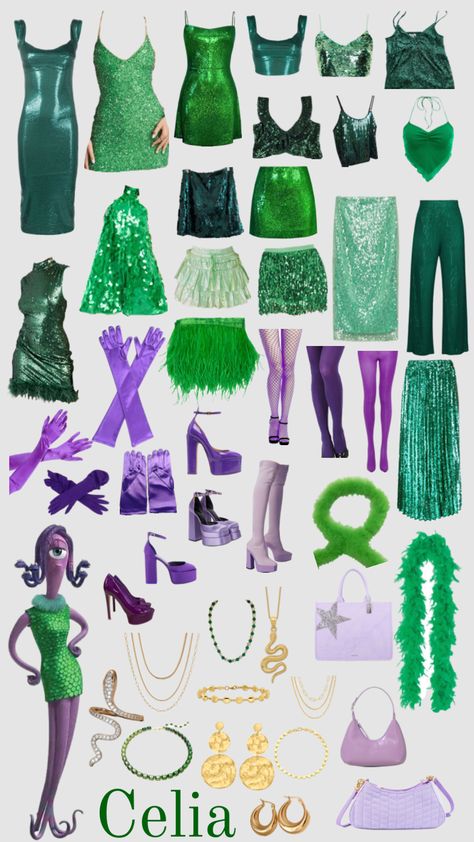 #celia #celiacostume #monstersinc Celia Monsters Inc Costume, Celia Costume, Monsters Inc Costume, Group Costumes, Monsters Inc, Couples Costumes, Costume Accessories, Halloween Party, Halloween Costumes