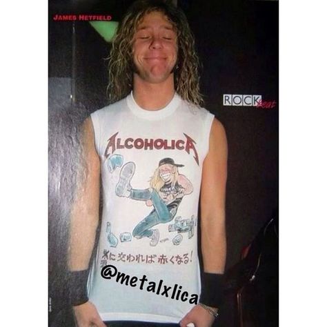 ALCOHOLLICA. Metallica Band, Metallica Art, Putao, Kirk Hammett, James Hetfield, I'm With The Band, Mötley Crüe, Thrash Metal, Slipknot