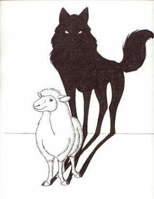 Beware the wolf in sheep's clothing. Sheep Tattoo, Raven And Wolf, Sheep Clothing, Sheep Art, Wolf Drawing, A Wolf, Wolf Art, Art Clothes, Some Pictures