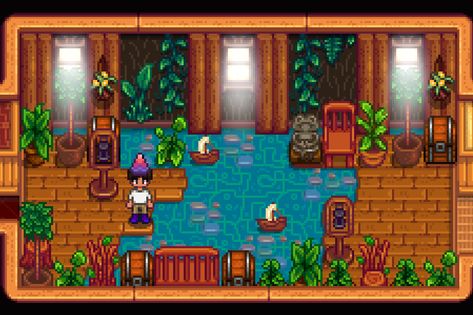 Stardew Valley Farmhouse Design, Stardew Valley Nursery, Stardew Room Design, Stardew Valley Room Ideas, Stardew Valley Farmhouse, Stardew Decor, Farm Layouts, Stardew Farm, Stardew Farms