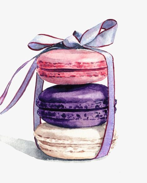 Macaron Painting, Pastel Macarons, Laduree Macarons, Art Parisien, Preppy Art, Painting Paris, Paris Wall Decor, Painting Cute, Art Preppy