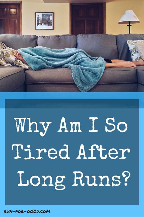 If you find yourself always feeling tired after long runs, here are some questions you should be asking yourself, as well as some tips for how to avoid the exhaustion.   #marathontraining   #marathonadvice Why Am I So Tired, Running Advice, 10k Training, Running Recovery, Runner Problems, Strength Training For Runners, Walking Fitness, Half Marathon Training Plan, Running Injuries