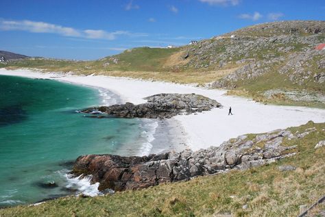 Cross the beach where Bonnie Prince Charlie first arrived in Scotland, explore the main village made famous by Whisky Galore and then climb via a hill loch for great views over Eriskay. Uist Scotland, Scots Language, Coastal Photos, South Uist, Scottish Isles, Scotland Culture, Bonnie Prince Charlie, Beautiful Scotland, Scotland Road Trip