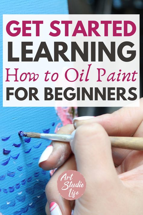 How To Oil Paint, Paint For Beginners, How To Start Painting, Painting Teacher, Simple Oil Painting, Painting Guide, Painting Instructions, Oil Painting For Beginners, Stop Overthinking