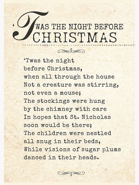 Vintage Twas The Night Before Christmas Images, Twas The Night Before Christmas Free Printable, Twas The Night Before Christmas Poem, Christmas Book Quotes, Poem Ideas, Winter Poems, Christmas Poem, Santa I Know Him, Gifts 2021