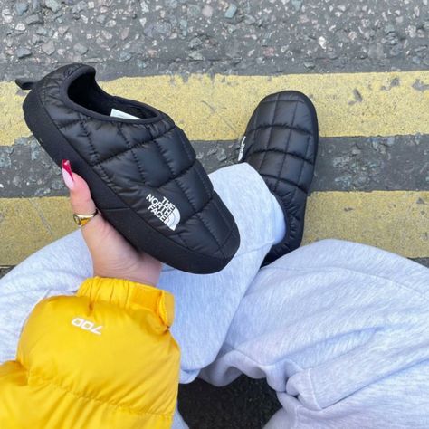 North Face Puffer Slippers Outfit, Northface Thermoball Mule Outfit, Puffer Slippers Outfit, North Face Puffer Slippers, The North Face Slippers, North Face Thermoball Slippers Outfit, North Face Slippers Outfit, North Face Puffer Shoes, North Face Mules