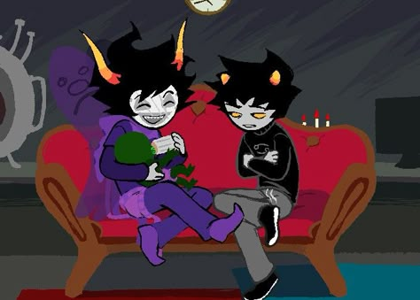 Gamkat Fanart, Xefros X Joey, Gamzee X Karkat, Tavros And Gamzee Matching Pfp, Kurloz Makara, Gamzee And Karkat Pfp, Gamkat Homestuck, Homestuck Classpects, Gamzee Makara