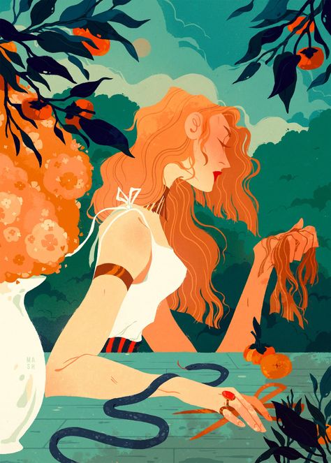 Samantha Mash, Celestial Realm, Anne Bonny, 동화 삽화, Male Character, Art And Illustration, Graphic Design Print, Editorial Illustration, Freelance Illustrator