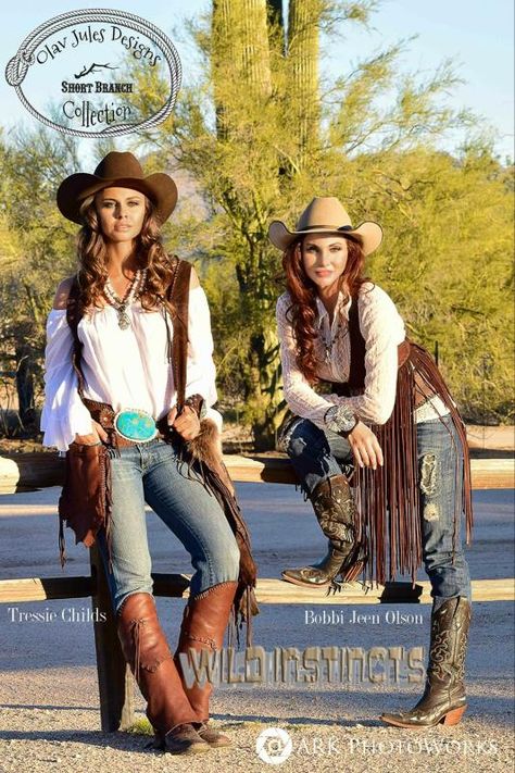 Leather: Half Chaps Cowboy Dressup Ideas Women, Wild West Fancy Dress, Cowgirl Dress Up, Cute Cowgirl Outfits, Farm Dress, Cowgirl Style Outfits, Half Chaps, Farm Clothes, Cowboy Girl