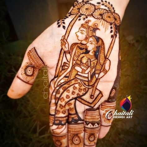 Krishna Mehndi, Mehndi Designs Bridal Hands, Full Hand Mehndi, Full Hand Mehndi Designs, Mehndi Designs Book, Mehandi Design, Hand Mehndi, Henna Mehndi, Mehandi Designs