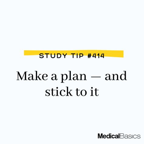 Make a plan — and stick to it #studytip #study #medicine #medschool #nurses #nursingschool #medstudent #medstudentlife #college Study Hard Motivation, Hard Motivation, Study Medicine, Teen Stuff, Medicine Studies, Child Education, Study Methods, Study Inspo, School Tips