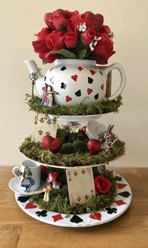 65+ Whimsical and Fun Alice in Wonderland Party Ideas - HubPages Triceratops Craft, Cricut Decor, Wonderland Party Theme, Alice In Wonderland Garden, Couple Shadow, Alice In Wonderland Crafts, Disappointment Quotes, Deco Disney, Wonderland Party Decorations