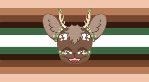 A gender related to deer and moss, and the aesthetic of moss and other greenery growing on deer ! Requested by @urdadswaifuuu ! Sexuality Flags, Deer Aesthetic, Xeno Hoard, Gender Flags, Lgbtq Flags, Religious Symbols, A Deer, Pride Flags, Figure It Out