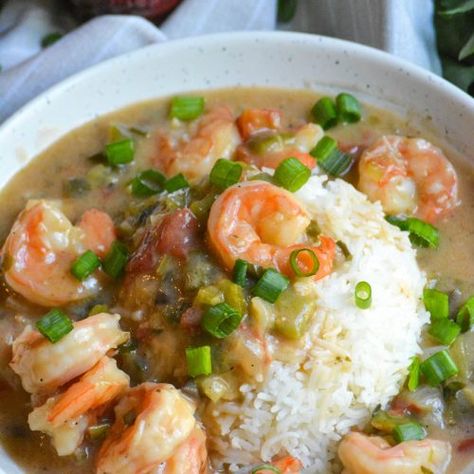 Shrimp Ettouffe, Shrimp Etouffee, Seafood Dish Recipes, Seafood Stew, Cream Of Mushroom Soup, Cream Of Celery Soup, Celery Soup, Cream Of Mushroom, Easy Shrimp