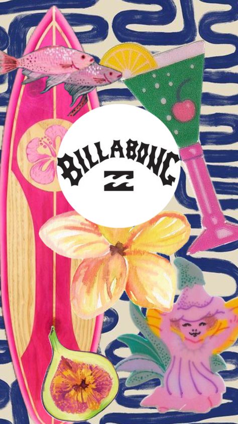 #billabong #summer #tiki #hawaii #wallpaper #design Billabong Wallpaper, Hawaii Wallpaper, Tiki Hawaii, Fake Pictures, Wallpaper Design, Billabong, Hawaii, Design