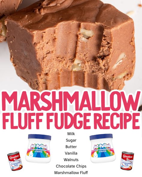 Jett Puff Marshmallow Fantasy Fudge, Jeff Puffed Marshmallows Fudge, Jet Puff Marshmallow Fudge, Jet Puff Fudge Recipe, Easy Fudge With Marshmallow Fluff, Jett Puff Marshmallow Fudge, Jet Puffed Marshmallow Creme Recipes Fantasy Fudge, Jet Puffed Marshmallows Fantasy Fudge, Marshmallow Crème Fudge