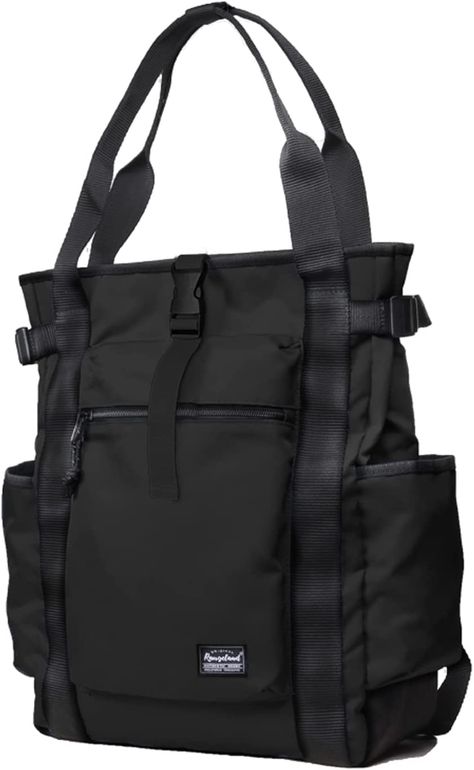 Amazon.com: Rangeland Unisex Laptop Tote Backpack Convertible Lightweight Durable Stylish Everyday Shoulder Tote bag Backpack with Water Bottle Pocket for Women Work Travel School, Blue-Green : Electronics Tote Bag With Water Bottle Pocket, Man Tote Bag, Tote Bag Backpack, Navy Backpack, Work Backpack, Grey Backpacks, Steel Cabinet, Laptop Tote, Commuter Bag