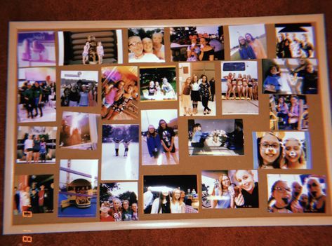 Picture Bulletin Board Ideas Bedroom, Bulletin Board With Photos, Picture Bulletin Board, Aesthetic Bulletin Board, Photo Bulletin Board, Summer Life, 12th Birthday, Dorm Room Decor, Bedroom Inspo