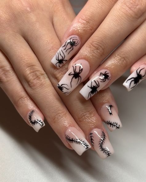 🕷️ •Insects Gel X nails •Using @naionailsuk 💕 •Essex ~ home based nail tech . . . #nails #nailart #nailsofinstagram #nailsnailsnails #tznailz #naionails #naionailsuk #southend #southendnails #southendnailtech #rochfordnails #viral #trendy #fyp #gelx #gelxnails #ɢᴇʟx #creepynails #centipedenails #bugnailart #spidernailsart #spider #spidernails #centipede #centipedenailart #halloweennails #bugnails #insects #insectnailart #insectnails Centipede Nail Art, Centipede Nails, Home Based Nail Tech, Nail Tech Nails, Bug Nails, Tech Nails, Gel X Nails, Teen Nails, X Nails