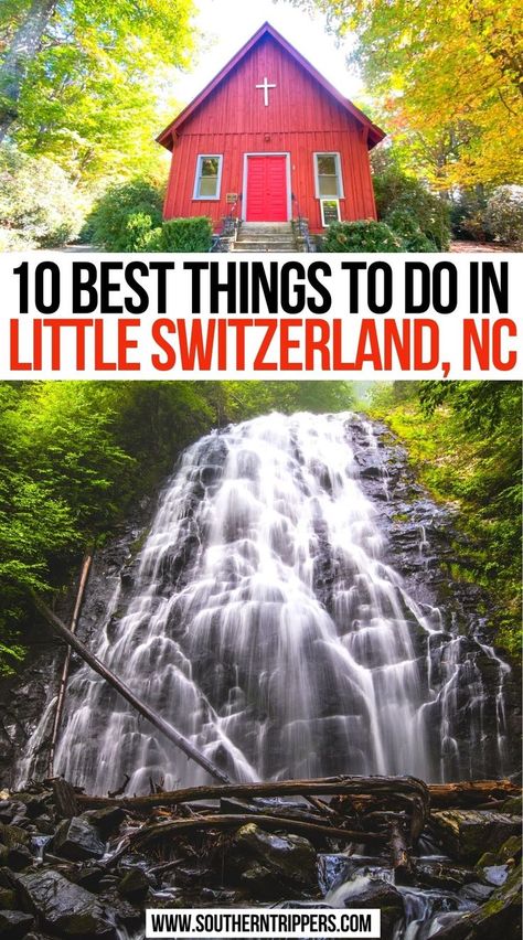 10 Best Things To Do In Little Switzerland, NC Little Switzerland Nc, North Carolina Hiking, North Carolina Vacations, Road Trip Places, North Carolina Travel, Western Nc, Vacation Locations, Blue Ridge Parkway, Fall Travel