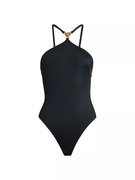 Shop Versace Medusa Halter One-Piece Swimsuit | Saks Fifth Avenue Halter One Piece Swimsuit, Saks Fifth, Saks Fifth Avenue, One Piece Swimsuit, Versace, New Arrivals, One Piece, Free Shipping