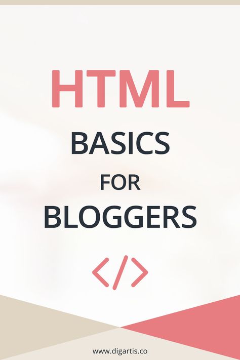 Knowing HTML basics can be a very useful skill to have if you want more control over what you add to your blog and where you want it to be. Check out this HTML for beginners tutorial, so you can understand how to edit the code on your WordPress website. #bloggingtips #learntocode #html Word Press For Beginners, Html For Beginners, Wordpress For Beginners, Html Tutorial, Design Sites, Solopreneur Tips, Technical Seo, Classroom Interior, Google Tricks