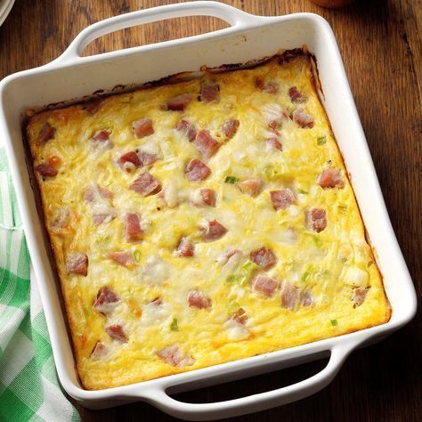 Farmer’s Casserole 8x8 Egg Casserole, 8x8 Egg Bake, 8x8 Breakfast Casserole, Egg Bake For 2, 8x8 Breakfast Casserole Recipes, Farmer Casserole, Farmer's Casserole, Cocoa Pancakes, Farmers Breakfast