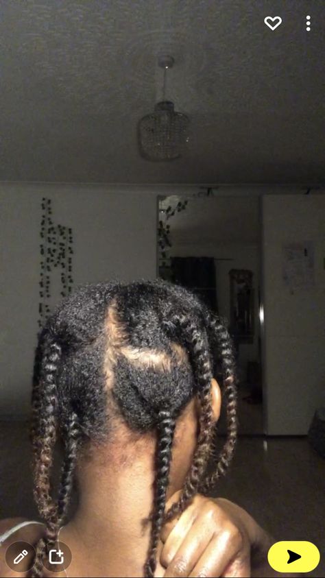 Black hair is beautiful. Black hair has so much substance; it is so many things as once. This is usually how I prepare my hair at night, before bed. Very simple. Single braids/ twists (I find braids stretch my roots nicely) and I use the LCO method (Liquid, Cream & Oil.) A video of my night time routine is coming soon! (on one of my very few days off of work lol). Love, Sares x Alma Oil, Lco Method, Hair At Night, Natural Hair Regimen, Beautiful Black Hair, Time Routine, Single Braids, Bad Girl Wallpaper, Hair Regimen