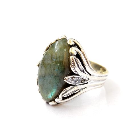 Antique Turquoise Jewelry, Large Stone Rings, Big Stone Ring, Bling Ring, Silver Rings With Stones, Natural Gemstone Ring, Chunky Rings, Labradorite Ring, Jaipur Rajasthan