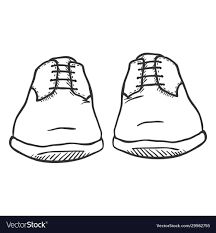 Sketch - pair classic men shoes front view Vector Image Shoes Drawing Front, Shoes Front View, How To Draw Shoes, Drawing High Heels, Shoes Vector, Sneakers Illustration, Most Popular Shoes, Western Outfits Men, Shoes Illustration