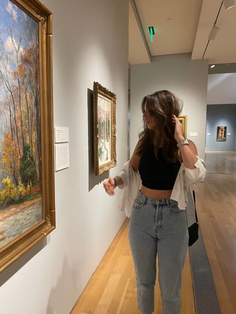 Cute Museum Date Outfits, Outfit Ideas Art Gallery, Date Night Outfit Art Museum, Date Outfit Museum, Museum Fits Summer, Art Museum Aesthetic Outfit Summer, What To Wear To Art Museum, Aesthetic Museum Outfits, Outfit Ideas For Art Gallery