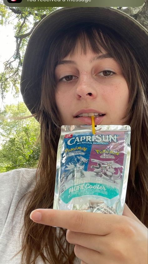 Faye Webster in a bucket hat holding a caprisun up to her lips and biting the straw Faye Webster Aesthetic, Faye Webster, Music Taste, Pin Pin, Winona Ryder, Song Artists, Music People, Tv Girls, Avril Lavigne