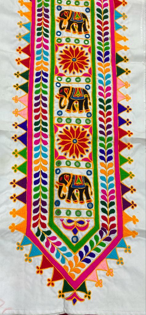 Wall decorative with beautiful handcrafted kutch work and mirrors❣️ #vintage #vintagestyle #vintageembroiderypatterns #vintagehomedecor #vintagehome #homedecorideas #kutchborder #handwork #handcrafted Mirrors Vintage, Kutch Embroidery, Navratri Dress, Kutch Work, Embroidery Patterns Vintage, Crop Top Dress, Chaniya Choli, Crochet Rug, Hand Work