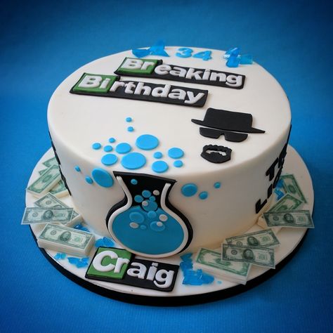 Breaking Bad Birthday Party Decorations, Breaking Bad Cake Ideas, Breaking Bad Party Decorations, Breaking Bad Party Ideas, Breaking Bad Birthday Party, Matrix Cake, Breaking Bad Cupcakes, Breaking Bad Cake, Breaking Bad Birthday