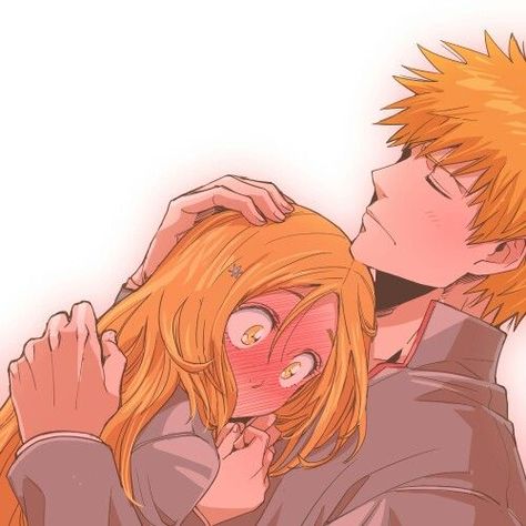 Ichigo Kurosaki X Orihime Inoue, Ichigo Kurosaki X Orihime, Bleach Ichigo Kurosaki, Orihime Bleach, Ichigo X Orihime, Ichigo And Orihime, Ichigo Manga, Bleach Couples, Bleach Drawing