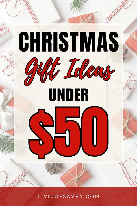 Top Christmas Gift Ideas You Can Get for UNDER $50! Best Gifts For $50, $50 Gift Ideas Christmas, Gift Ideas $50, Gifts Under 40 Dollars, 50 Dollar Gift Ideas, $50 Christmas Gift Ideas, Yankee Swap Gift Ideas $25, Best Yankee Swap Gifts, Christmas Ideas For Her