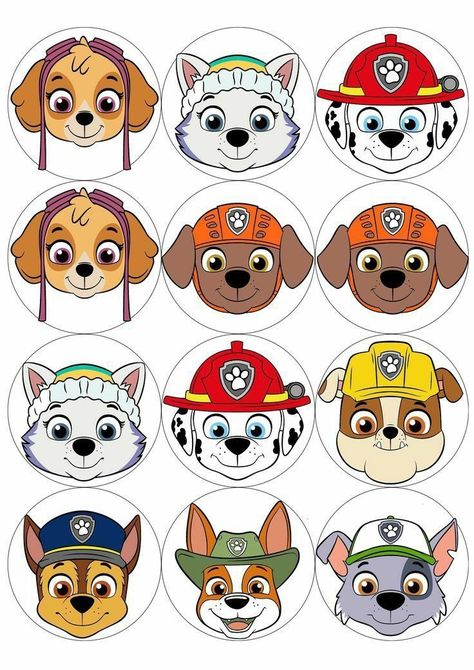 Pow Patrol Birthday Theme, Pow Patrol Cakes, Paw Patrol Cake Topper Free Printable, Paw Patrol Template, Paw Patrol Party Ideas Decoration, Paw Patrol Topper, Paw Patrol Birthday Party Decorations, Paw Patrol Ornaments, Paw Patroller