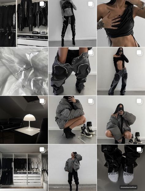 Instagram Feed Inspo Aesthetic Korean, Monochromatic Instagram Feed, Female Journalist Aesthetic, Black Aesthetic Fashion, Inspo For Instagram, Streetwear Photoshoot, Instagram Feed Tips, Best Instagram Feeds, Instagram Feed Planner