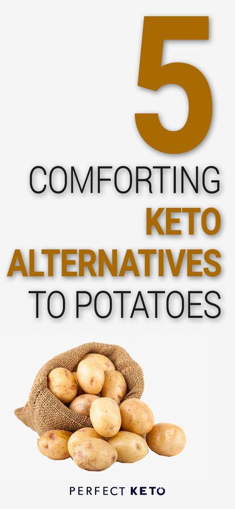 Need a low carb potato substitute? We’ve got you covered. We’re taking a look at the keto-friendly alternatives to this starchy vegetable.|#keto #KetoLifestyle #WeightLoss #FatLoss #Health #Healthy #HealthyLiving #HealthyLifestyle Vegetable Keto, Keto Alternatives, Healthy Starch, Potato Substitute, Low Carb Potatoes, Carb Substitutes, Healthy Potatoes, Keto Diet List, Carb Alternatives