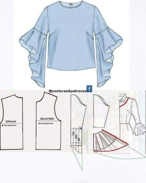 How To Sew Umbrella Dress Easy #dressesmakingsewing 0BA Áo Blu, Corak Menjahit, Projek Menjahit, Umbrella Dress, Sewing Sleeves, Haine Diy, Sewing Blouses, Costura Fashion, Trendy Sewing