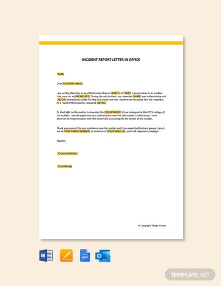 Letter Template Word, Free Wedding Invitation Templates, Office Templates, Incident Report, Report Writing, Reference Letter, Free Lettering, Thank You Note Cards, Letter Of Recommendation