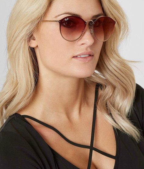 Ray-Ban® Erika Sunglasses - Women's Accessories in Rose Gold | Buckle Ray Ban Erika Sunglasses, Ray Ban Erika, Rose Gold Sunglasses, Sunglasses & Glasses, Round Sunglass Women, Round Sunglasses, Women's Accessories, Ray Bans, Red Roses