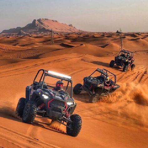 Explore The Red Dunes Of Dubai Arabian Desert - Going on a spin with a "Polaris 1000cc Dune Buggy" in the sand is a possibly the ultimate adventure, beating everything else - truly a tremendous experience Desert Buggy, Buggy Racing, Go Kart Tracks, Dubai Aesthetic, Dubai Tour, Sheikh Zayed Grand Mosque, Desert Tour, Dubai Desert, Beach Buggy