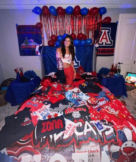 #arizona University Of Arizona Bed Party, University Of Arizona Graduation Party, University Of Arizona Aesthetic, Bed Party College, College Bed Party, U Of Arizona, College Wishlist, College Bed, Arizona Aesthetic