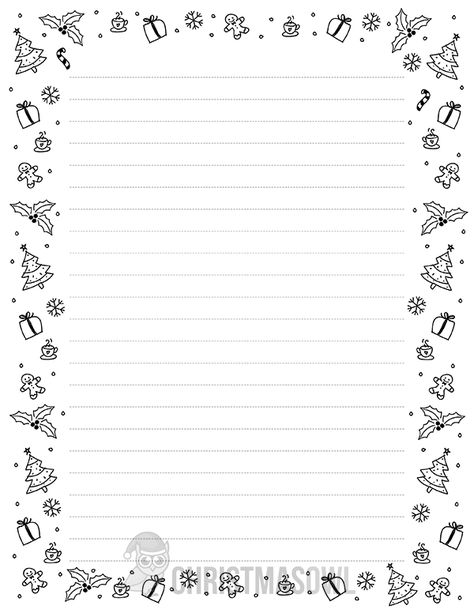 Free printable stationery featuring Christmas doodles. Get it at https://christmasowl.com/download/stationery/christmas-doodle/ Christmas Letter, Christmas Borders Free Printable, Christmas Letter Paper Printable Free, Christmas Boarders Template Free Printable, Christmas Stationary Printable Free, Christmas Note Paper, Christmas Letter Paper Printable, Christmas Writing Paper Free Printable, Christmas Stationary Printable