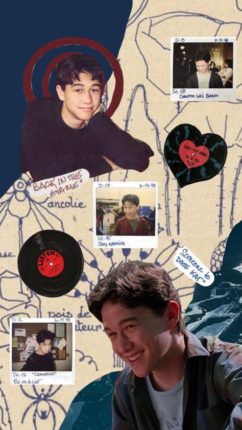 HES SO FINEEE #josephgordonlevitt #10thingshateaboutyou #cameronandbianca #aesthetic Joseph Gordon Levitt Wallpaper, Joseph Gordon Levitt Young, Cameron James, Gordon Levitt, Joseph Gordon, 500 Days Of Summer, Joseph Gordon Levitt, Hot Actors, Iconic Movies