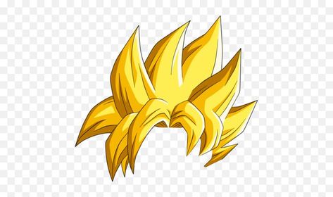 Super Saiyan Hair, Goku Hair, Image Dbz, Dragon Ball Tattoo, Hair Sketch, Hair Png, Anime Dragon Ball Goku, Dragon Ball Goku, Photo Logo