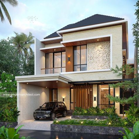 Indian House Exterior Design, Home Exterior Design, Emporio Architect, Villa Bali, Bali House, Proposal Design, Modern House Facades, Architect Design House, Living Room Design Inspiration