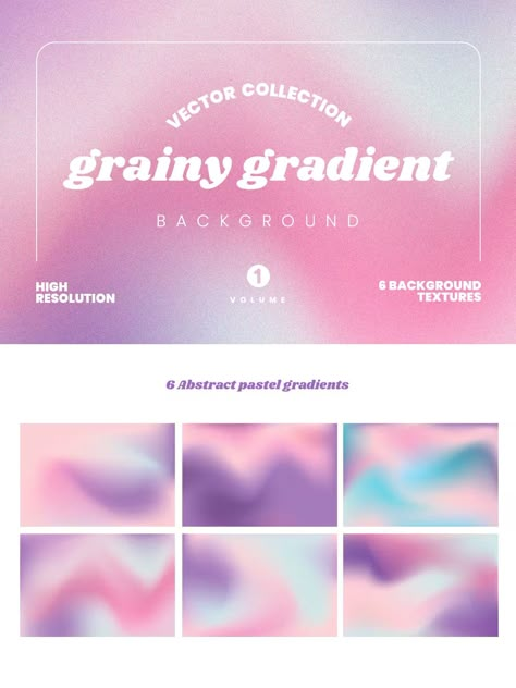 Grainy Gradient Backgrounds AI, EPS, JPG Gradient Template, Mesh Gradient, Grainy Gradient, Palette Challenge, Color Palette Challenge, T Shirt Aesthetic, Background Images Wallpapers, Shirt Aesthetic, Portfolio Ideas