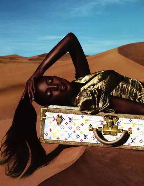 Louis Vuitton Campaign, 2000s Fashion Icons, Chanel Resort, Streetwear Inspo, Beach Shoot, Model Inspo, Black Barbie, Old Hollywood Glamour, Brown Aesthetic